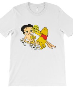 Betty Boop And Winnie The Pooh Honey T-Shirt