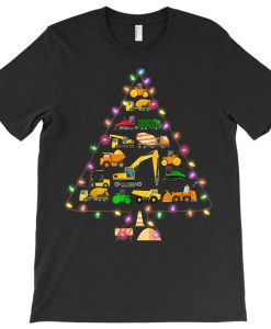 Excavators Xmas Tree T-shirt