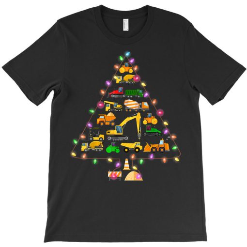 Excavators Xmas Tree T-shirt