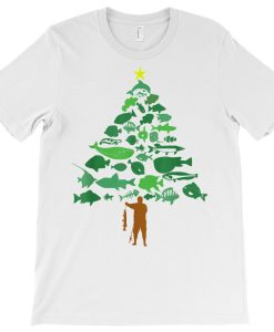 Fish Xmas Tree T-shirt