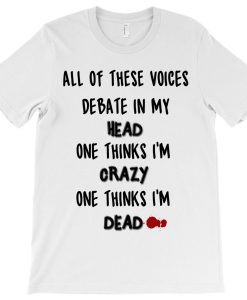 Head Crazy Dead T-shirt