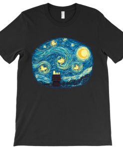 Snoopy Starry Night T-shirt