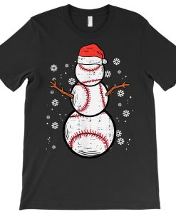 Snowman Baseball T-shirt