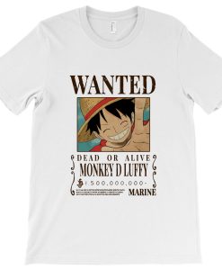 Luffy Wanted T-shirt