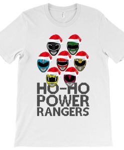 Ho Ho Power Rangers T-shirt